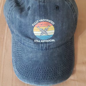 Fully Vaccinated Still Anti Social Unisex Hat